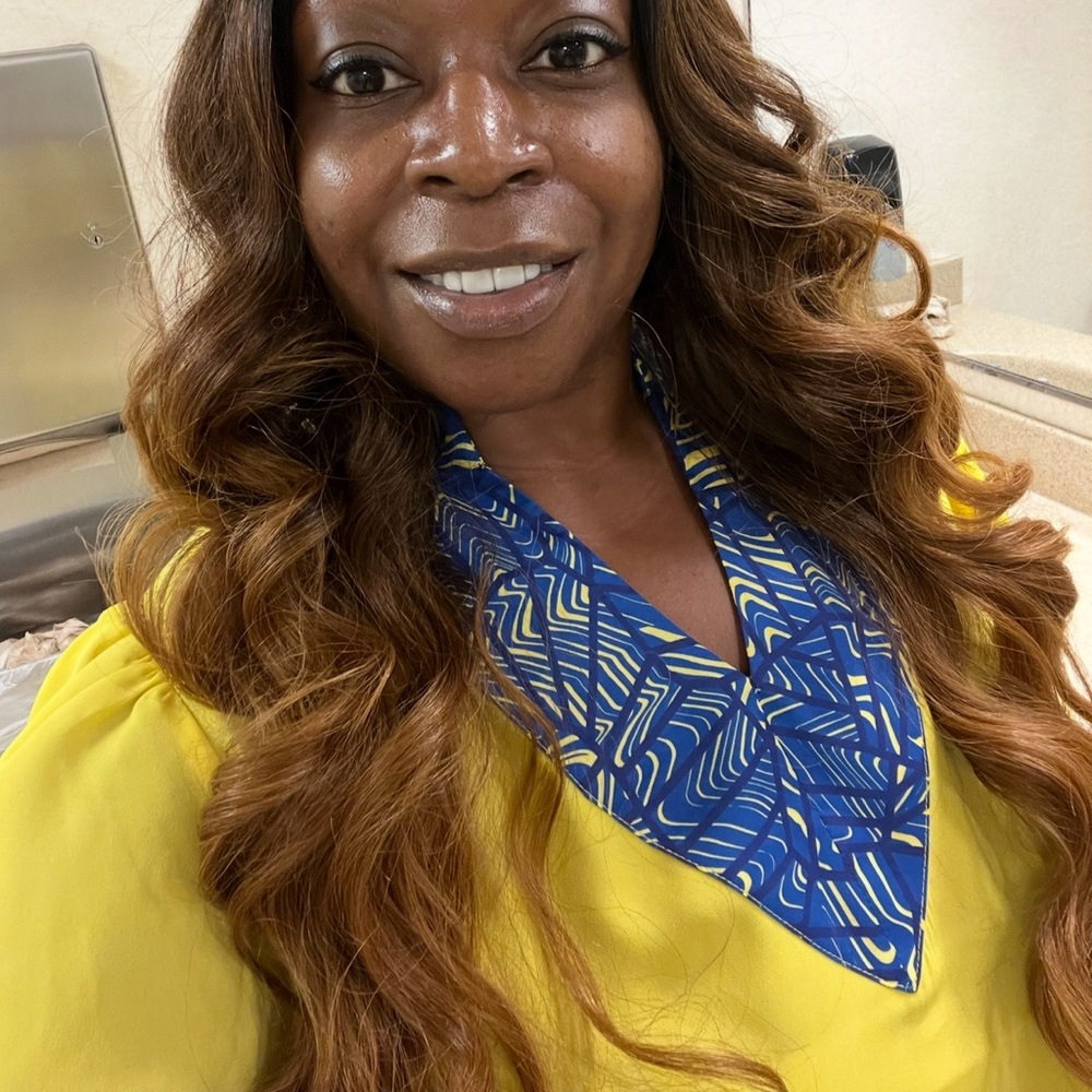 Ashro Yellow and Blue Blouse💛💙 - Picture 4 of 4